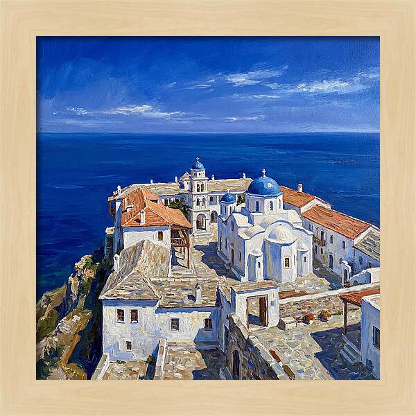 Mediterranean Monastery Serenity