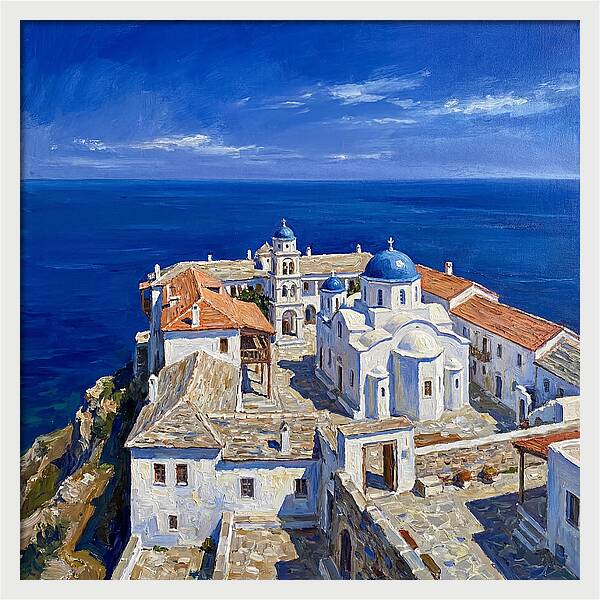 Mediterranean Monastery Serenity
