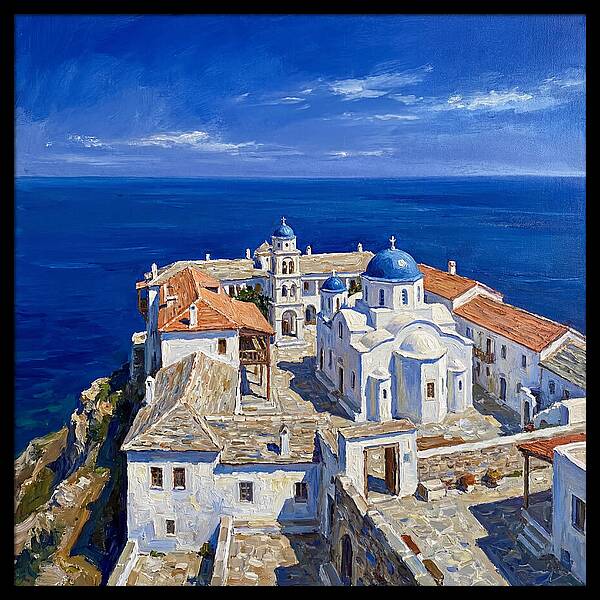 Mediterranean Monastery Serenity