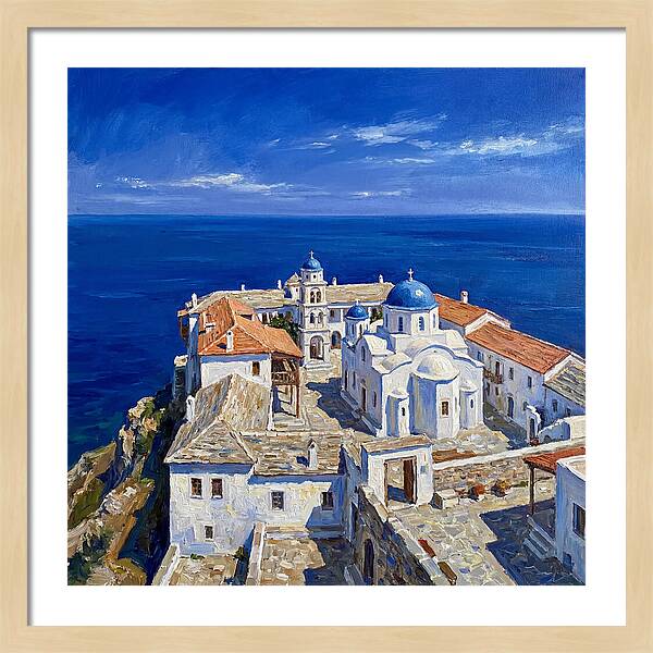 Mediterranean Monastery Serenity