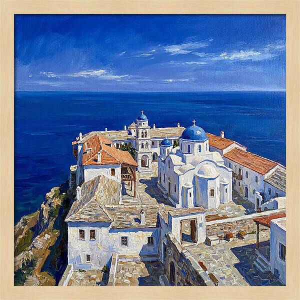 Mediterranean Monastery Serenity