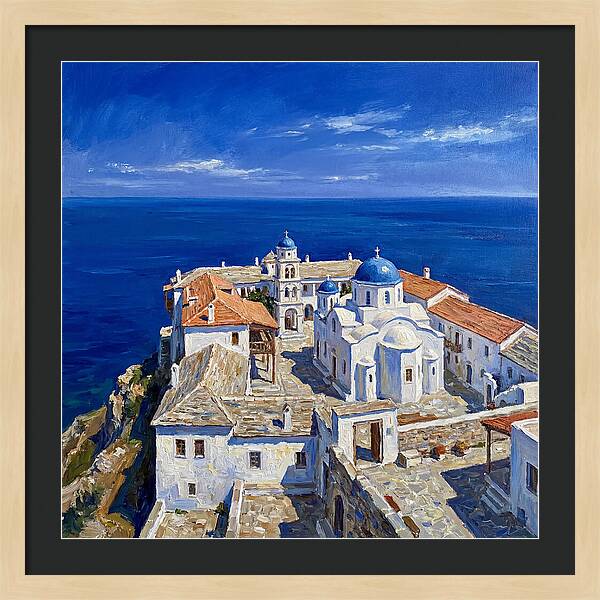 Mediterranean Monastery Serenity