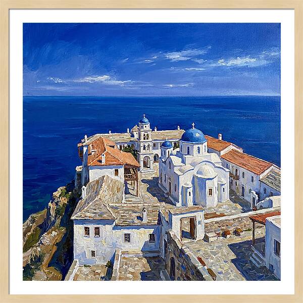 Mediterranean Monastery Serenity