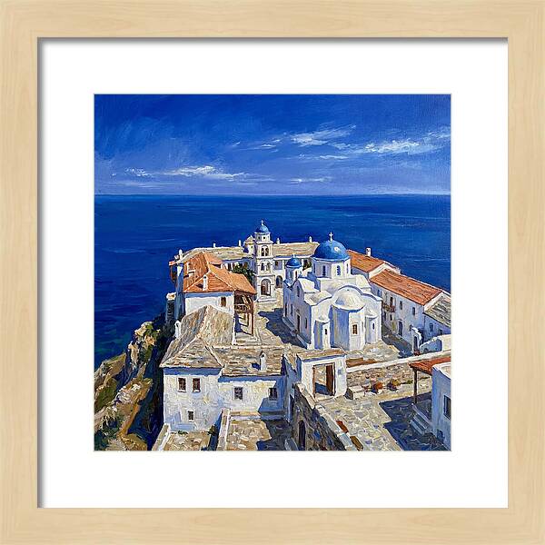 Mediterranean Monastery Serenity