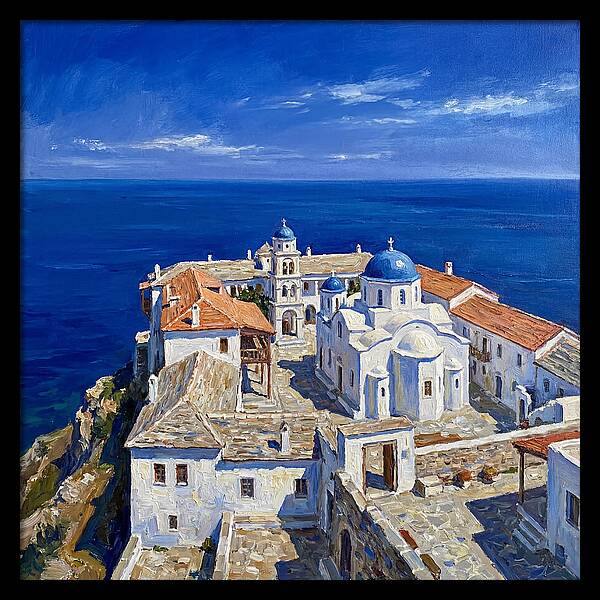 Mediterranean Monastery Serenity