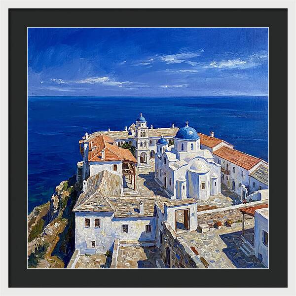 Mediterranean Monastery Serenity