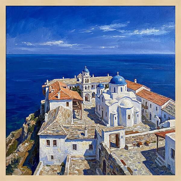 Mediterranean Monastery Serenity