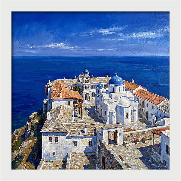 Mediterranean Monastery Serenity