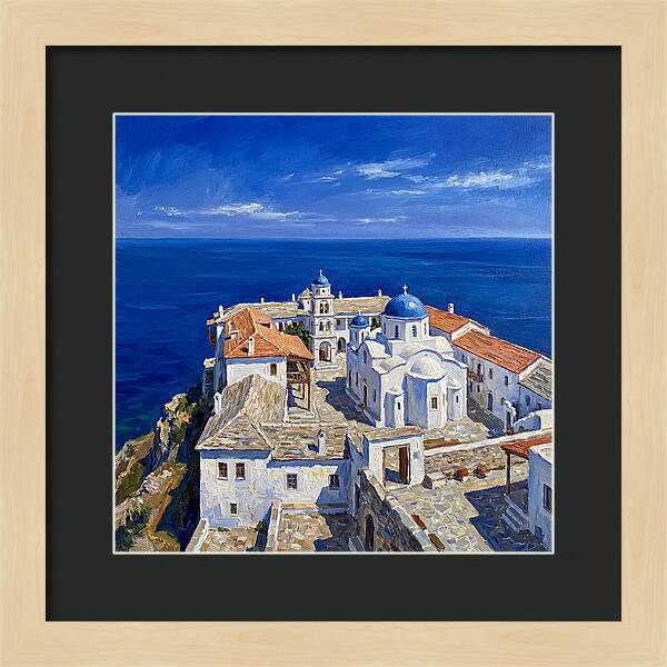 Mediterranean Monastery Serenity