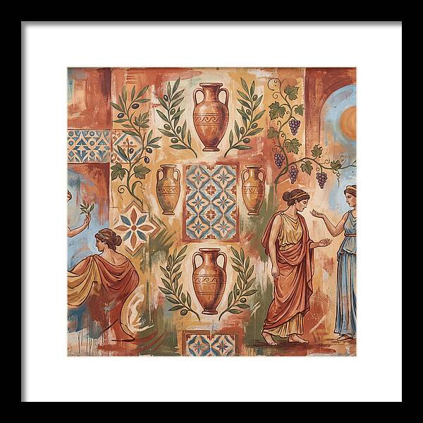 Mediterranean Mural Elegance