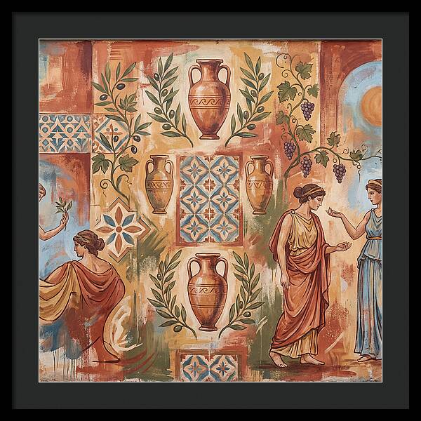 Mediterranean Mural Elegance