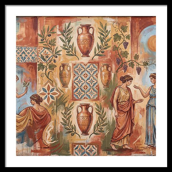 Mediterranean Mural Elegance