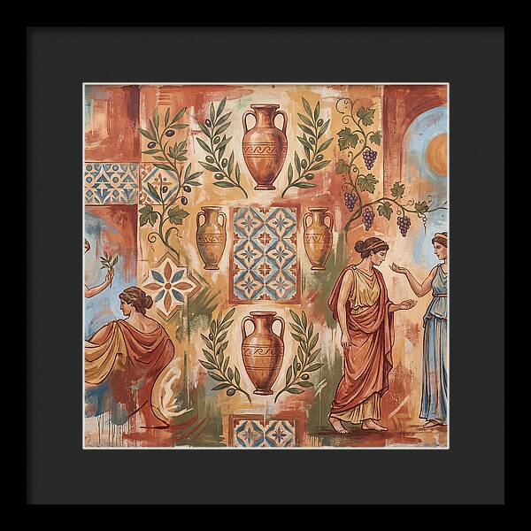 Mediterranean Mural Elegance