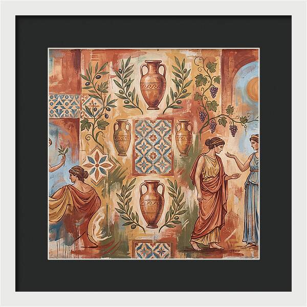 Mediterranean Mural Elegance