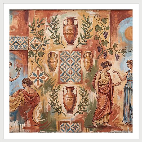 Mediterranean Mural Elegance