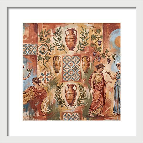 Mediterranean Mural Elegance