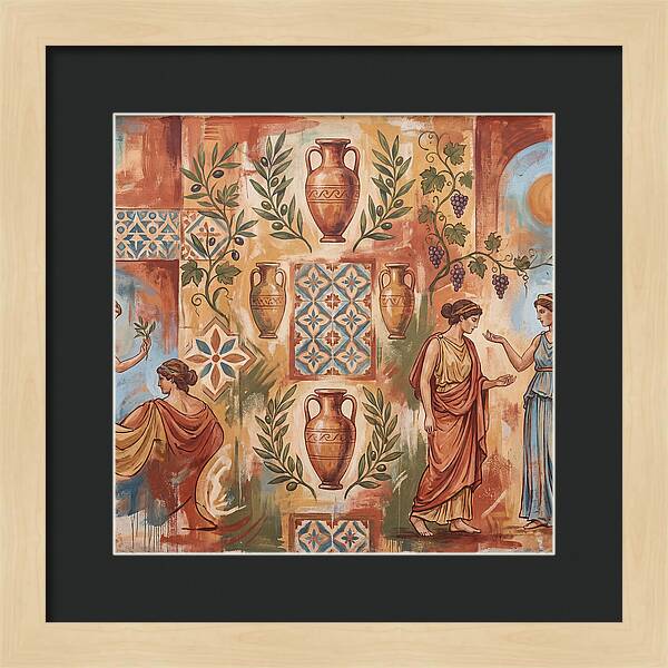 Mediterranean Mural Elegance