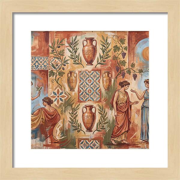 Mediterranean Mural Elegance