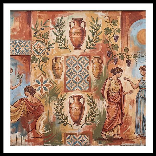 Mediterranean Mural Elegance