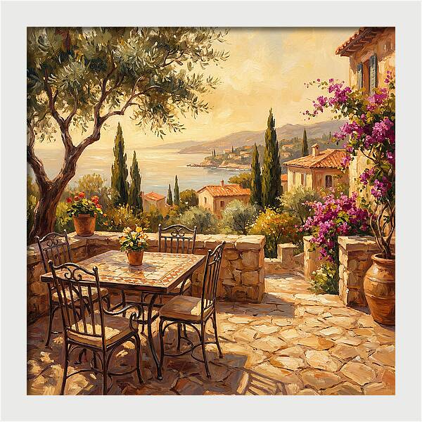 Mediterranean Outdoor Serenity