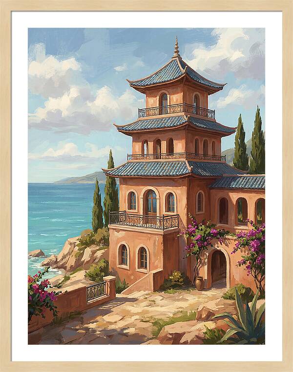 Mediterranean Pagoda Serenity