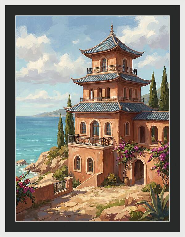Mediterranean Pagoda Serenity