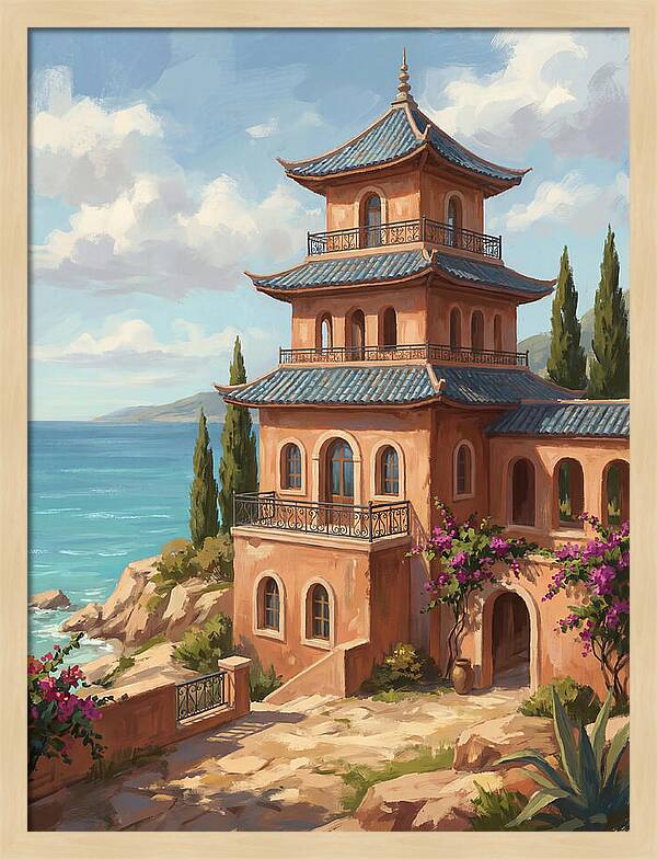 Mediterranean Pagoda Serenity