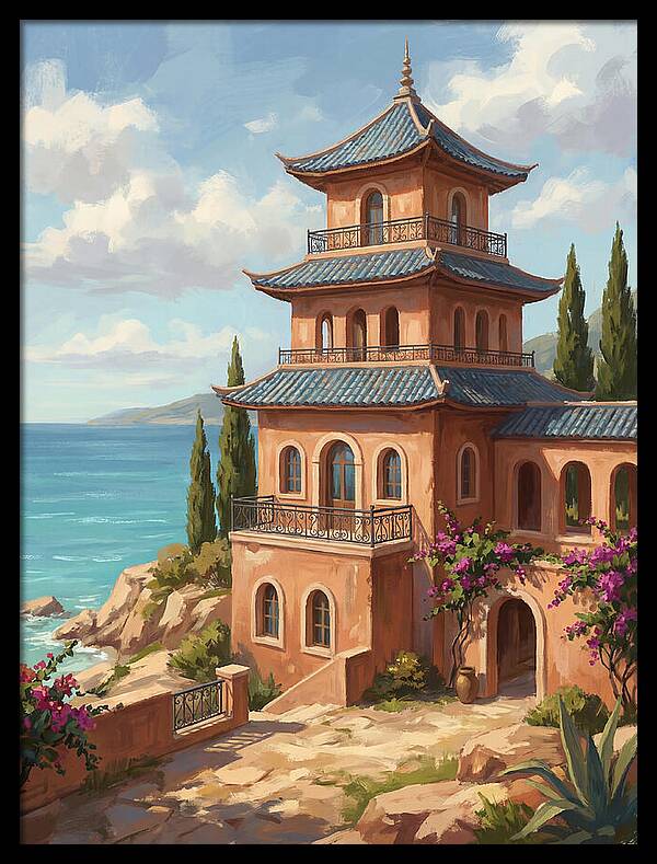 Mediterranean Pagoda Serenity