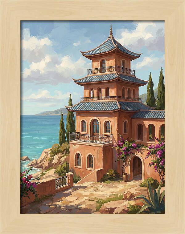 Mediterranean Pagoda Serenity