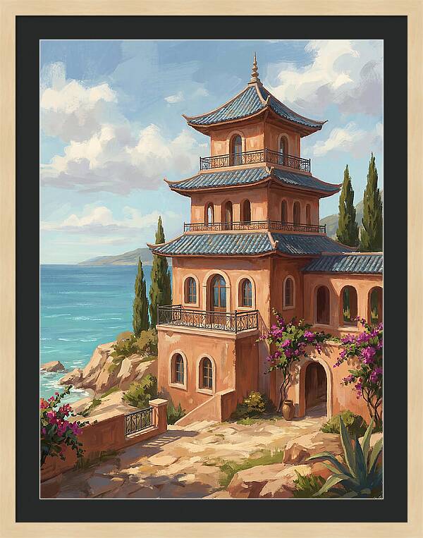 Mediterranean Pagoda Serenity