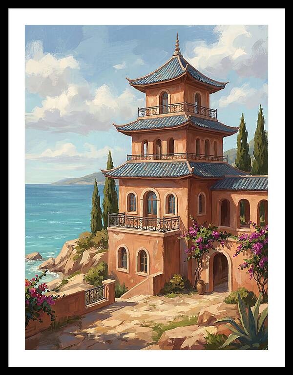 Mediterranean Pagoda Serenity