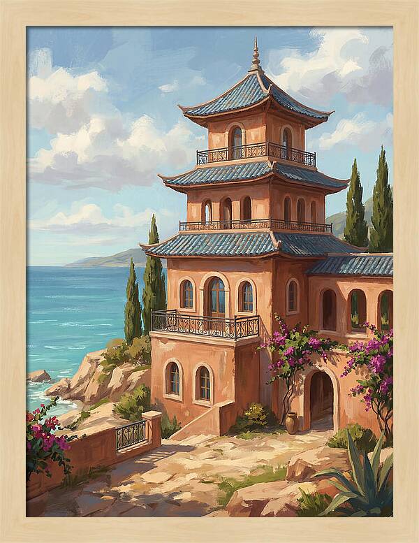 Mediterranean Pagoda Serenity