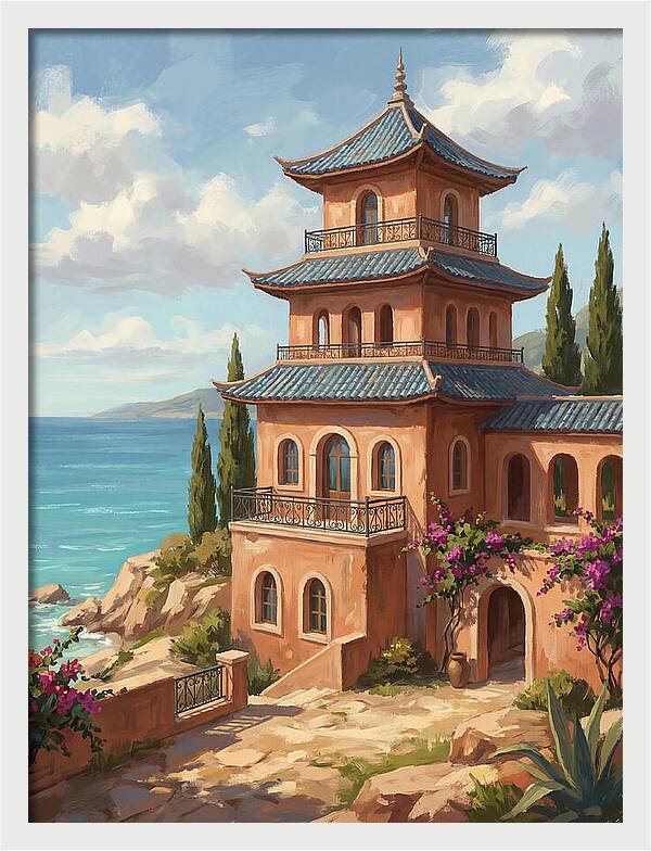 Mediterranean Pagoda Serenity