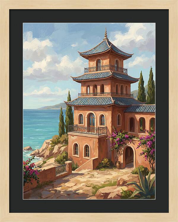 Mediterranean Pagoda Serenity