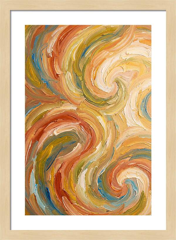 Mediterranean Paint Swirl