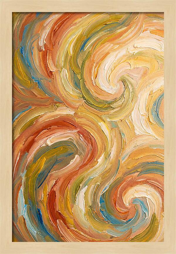 Mediterranean Paint Swirl