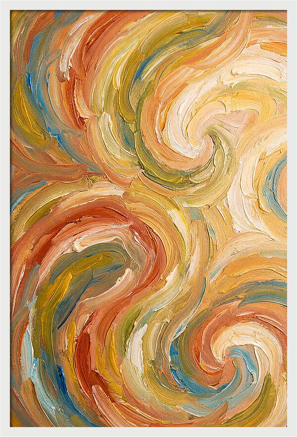 Mediterranean Paint Swirl