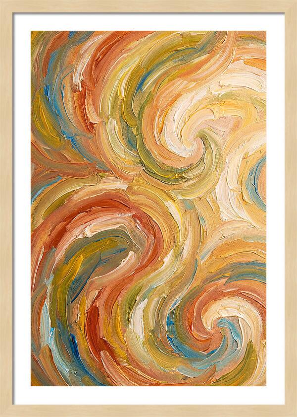 Mediterranean Paint Swirl