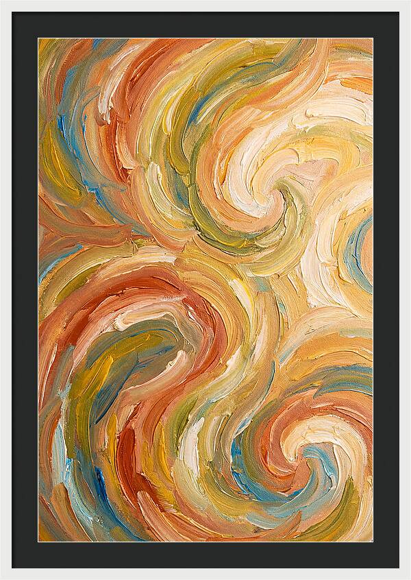Mediterranean Paint Swirl