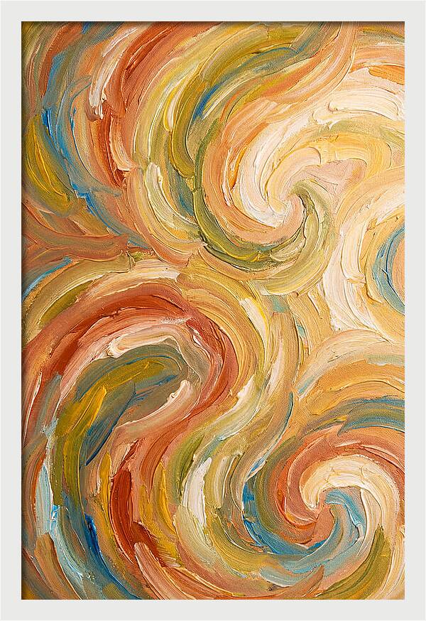 Mediterranean Paint Swirl