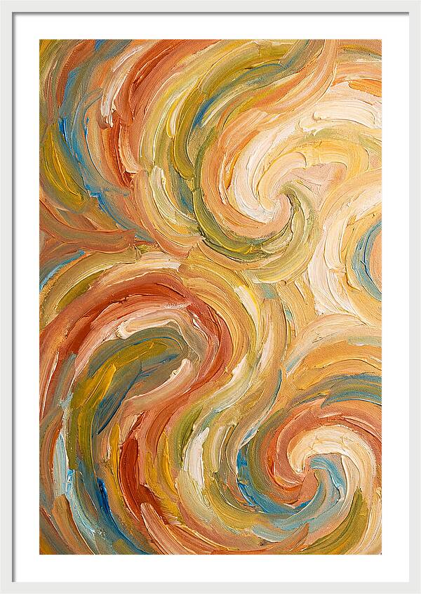 Mediterranean Paint Swirl