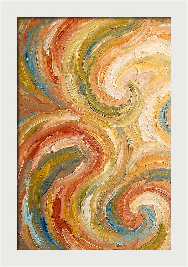 Mediterranean Paint Swirl