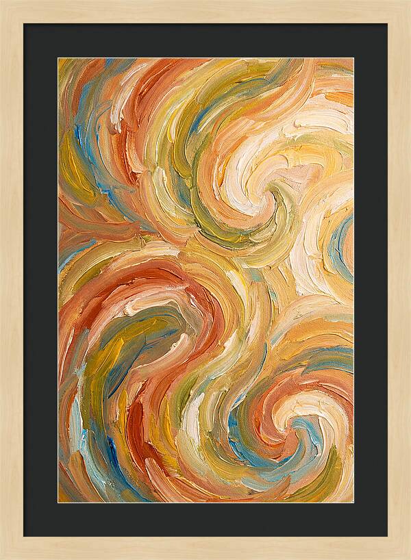 Mediterranean Paint Swirl