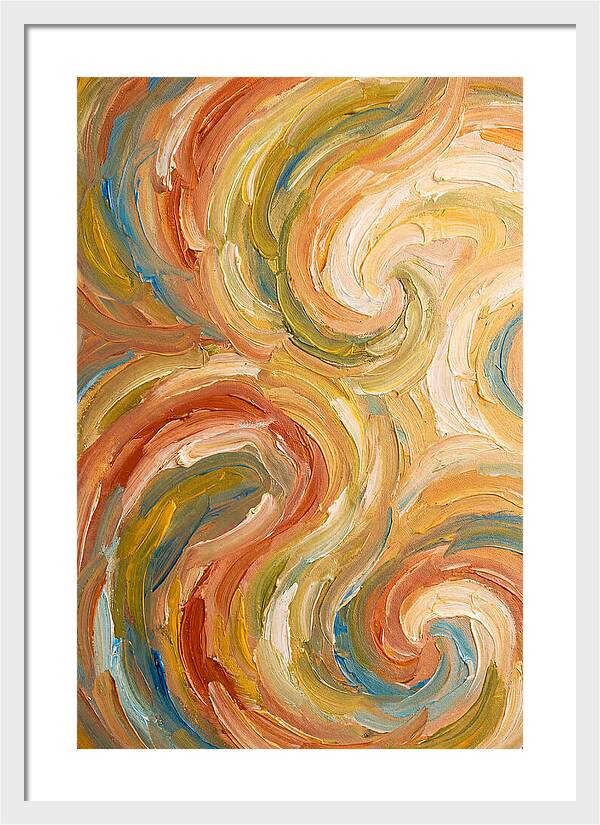 Mediterranean Paint Swirl