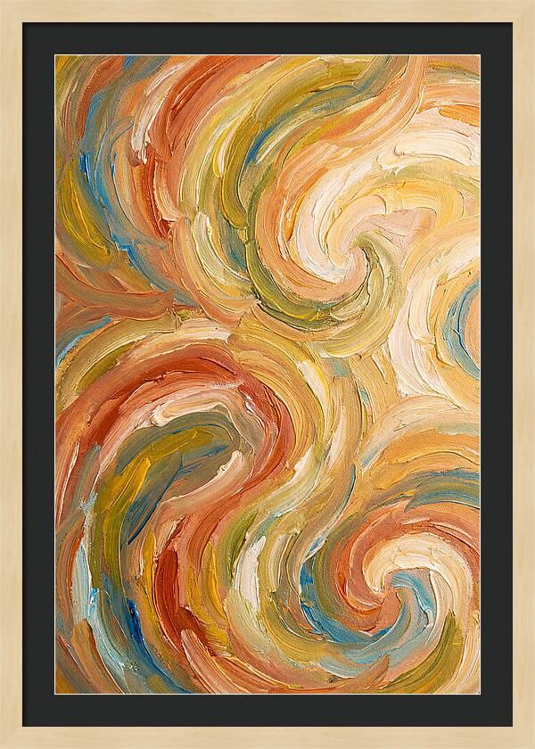 Mediterranean Paint Swirl