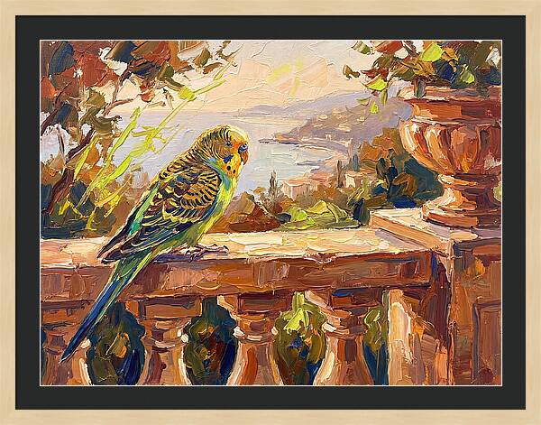 Mediterranean Parakeet Serenity