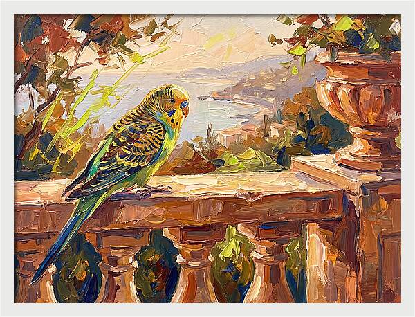 Mediterranean Parakeet Serenity