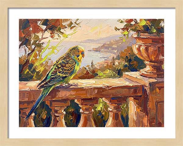 Mediterranean Parakeet Serenity