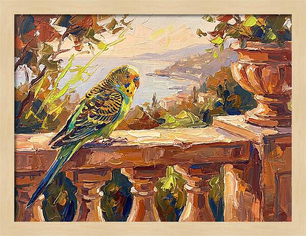 Mediterranean Parakeet Serenity