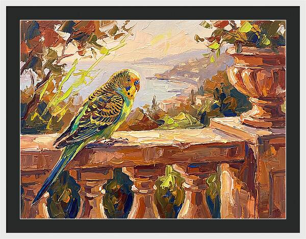 Mediterranean Parakeet Serenity